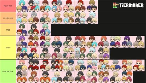 Ensemble Stars Poly Ships Tier List Community Rankings Tiermaker