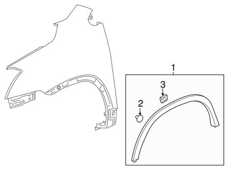 2013 2020 Buick Encore OEM NEW GM 13 20 Buick Fender Wheel Flare