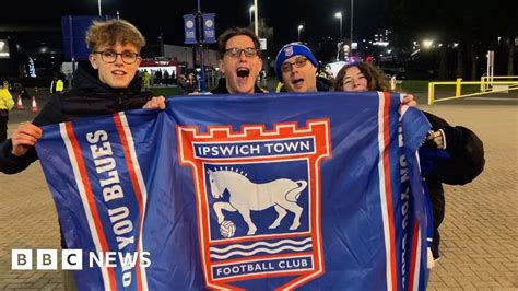 Ipswich Town Fans Happy With Teams Display After Leicester Draw Bbc News