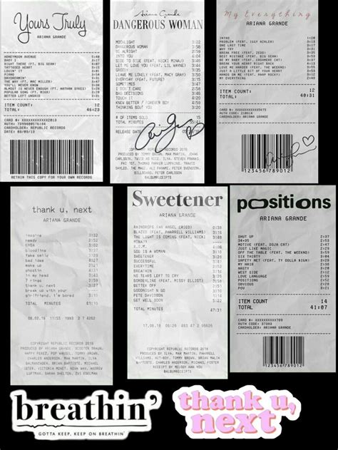 Album Receipts Fotos De Ariana Ariana Grande Sesión De Fotos Libros