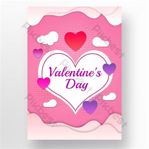 Valentine's Day Poster Template Design | PSD Free Download - Pikbest