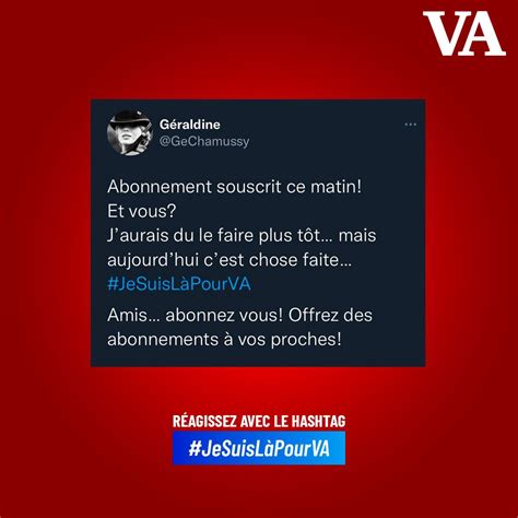 Valeurs actuelles ن on Twitter Un immense merci pour votre