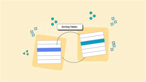 How to generate sortable HTML table | TinyMCE