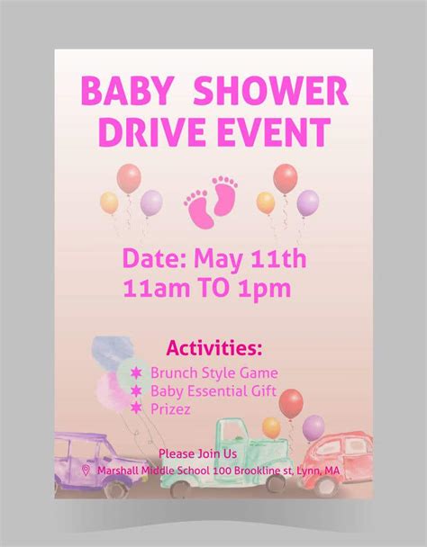 Entry 85 By Faysalsarker85 For Sleek Flyer Design For Baby Drive