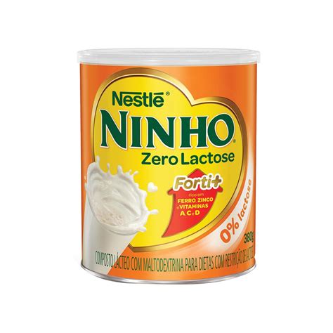 Composto Lacteo Ninho 380g Zero Lactose é aqui na Barcelos