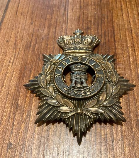 Victorian Yorkshire Regiment Badge Etsy