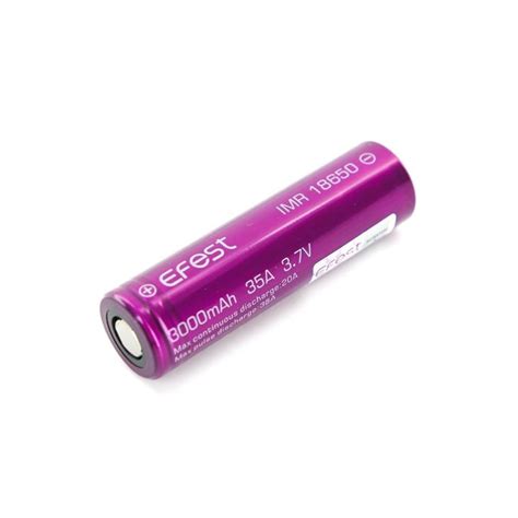 Accu 18650 IMR 3000 MAh 35A Flat Top Efest Switzerland