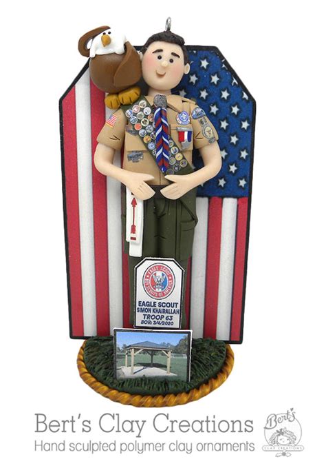 Custom Eagle Scout Cake Topper By Berts Clay Creations Berts Clay