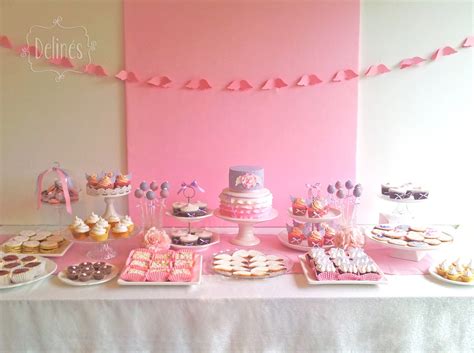 19 Mesas De Dulces De Color Rosa