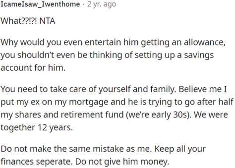 woman doesnt   share money  partner wonders