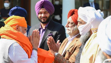 Sikh Delegation Praises Pm Modi For His Services To The Community Says