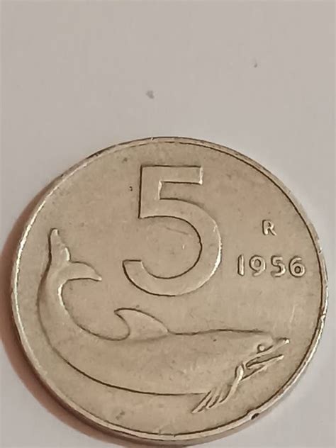 Italië Italiaanse Republiek 5 Lire 1956 Delfino Catawiki