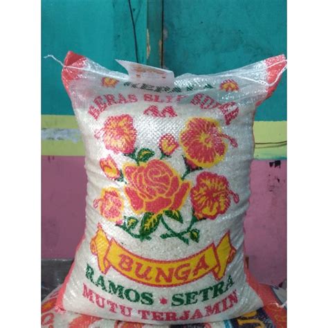 Jual Beras Ramos Setra Cap Bunga Shopee Indonesia