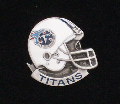 Tennessee Titans Nfl Pewter Helmet Pin 35 52026 Locomotive Logos