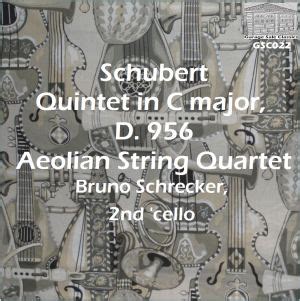 Schubert Quintet In C D Aeolian String Quartet Bruno Schrecker