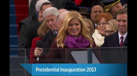 Kelly Clarkson Sings At Presidential Inauguration 2013 Youtube