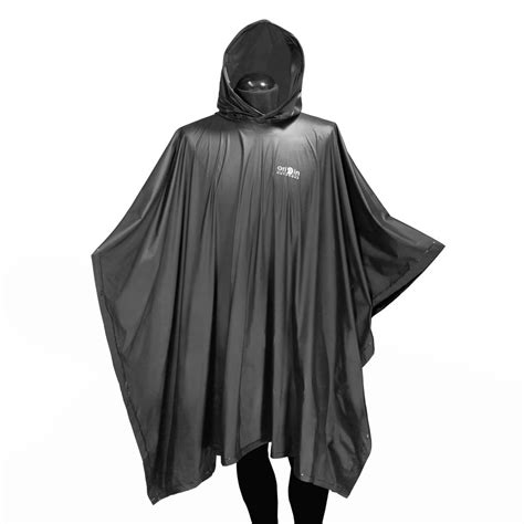 Poncho De Pluie Traveller ☂ Noir ☂