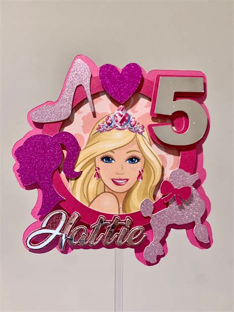 Barbie Cake Topper Printable