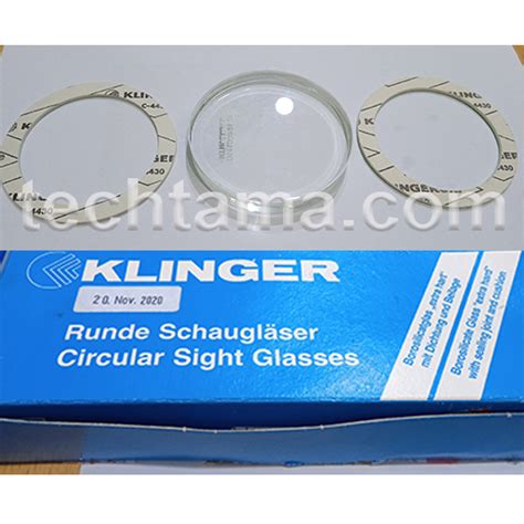 Klinger Runde Schauglaser Circular Sight Glasses Din 7080 16 Techtama