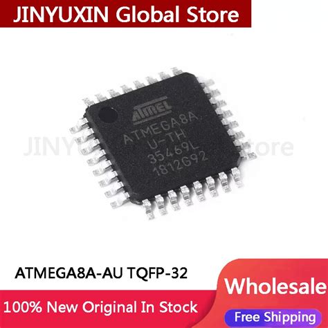 5 100Pcs ATMEGA8A ATMEGA8A AU ATMEGA8A AUR TQFP 32 AVR Microcontroller