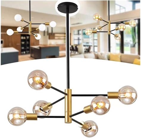 Candelabro Sputnik Moderno Dekita L Mpara De Techo Con Iluminaci N