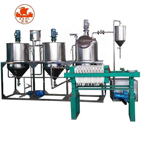 High Efficiency Small Scale Palm Oil Refining Machineryedible Oil