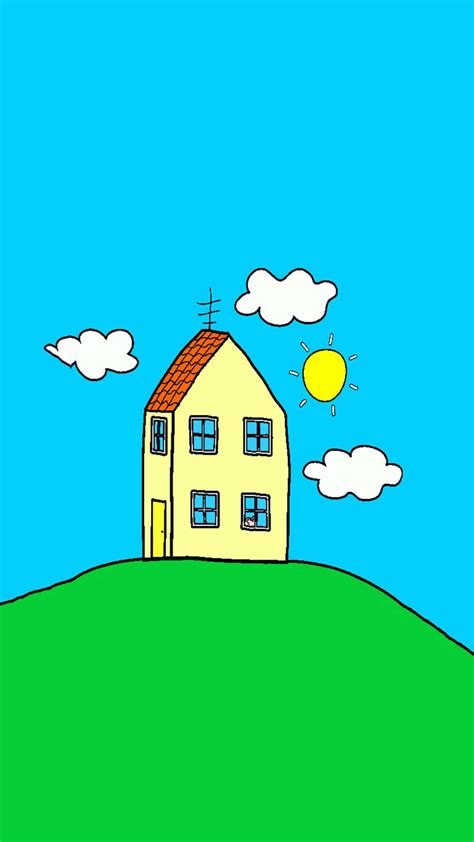 Peppa Pig House Wallpaper - iXpap