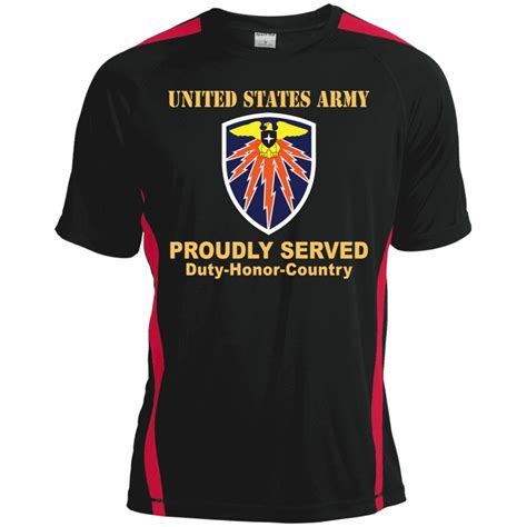 Us Army 7th Signal Command Proudly Served T Shirt On Front For Men