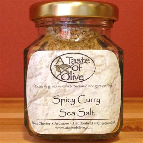 Spicy Curry Sea Salt A Taste Of Olive