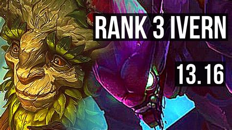 IVERN Vs KHA ZIX JNG Rank 3 Ivern 2 0 8 3 3M Mastery 2100 Games