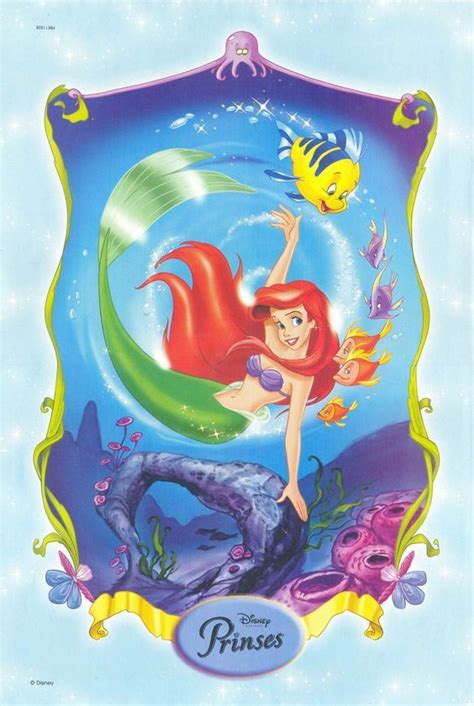 Ariel Dancing With Flounder And Her Other Fish Friends In Under The Sea