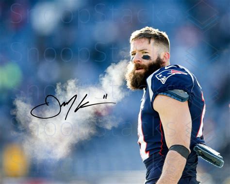 Julian Edelman Signed 8x10 Glossy Photo Autograph RP Signature Print