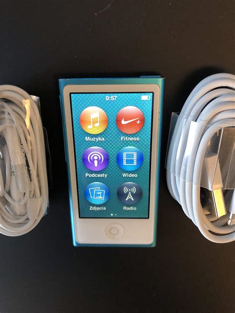 Music Player Ipod Nano 7th Generation 16gb Blue Packaged In Plain White