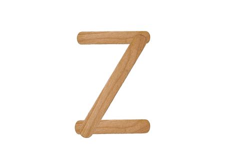 Letter Z From Wood Ice-cream Free Stock Photo - Public Domain Pictures