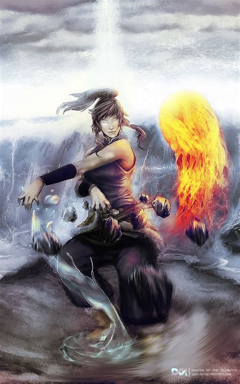 korra - master of the elements by Jun-OH on DeviantArt