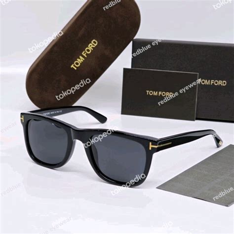 Jual New Kacamata Sunglasses Pria TOM FORD TF033 Grade Original Hitam