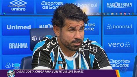 Diego Costa fica fora da lista de relacionados do Grêmio para o Gre Nal