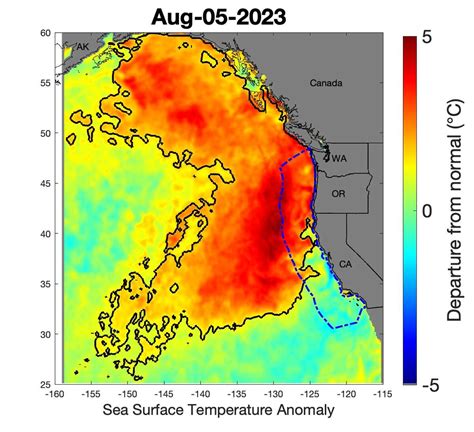 Severe Marine Heat Wave Begins Arriving In Northern California