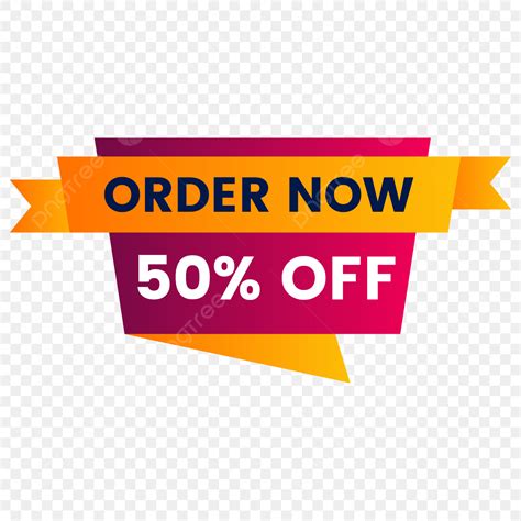 Discount Off Vector Hd Png Images Off Order Now Sale Discount