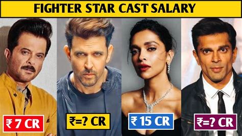 Fighter Movie Star Cast Fees Fighter Star Cast Salary Hrithik