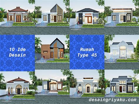 Jasa Desain Rumah Online Desain Rumah Type 45