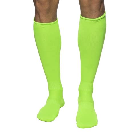 Addicted Neon Knee Socks - Neon Green | INDERWEAR