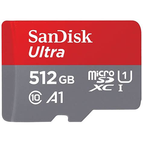 Buy Sandisk Ultra Uhs I Microsd Memory Card 512gb Redgrey Sdsquac 512g