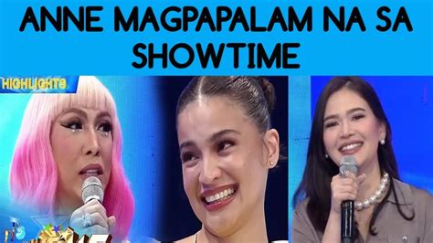 ANNE CURTIS MAGPAPAALAM NA SA SHOWTIME BELA PADILLA ANG KAPALIT YouTube