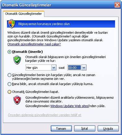 Windows Otomatik G Ncelle Tirme Arac