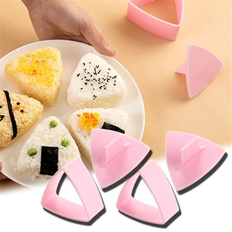 Pcs Onigiri Mold Triangle Rice Ball Mold Makers Triangle Sushi Mold