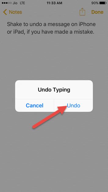 How To Use Shake To Undo On Iphone Ipad