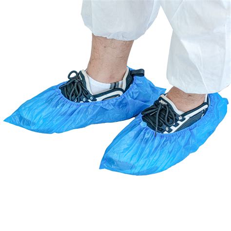 Waterproof PE CPE Plastic Shoe Cover For Laboratory Clean Room