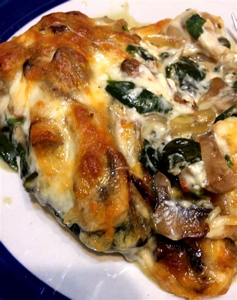 Best 6 Smothered Chicken With Spinach Potatoes And Mushrooms Recipes