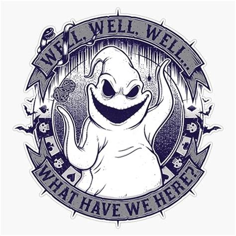 Nightmare Before Christmas Oogie Boogie Sticker Bumper Sticker Vinyl